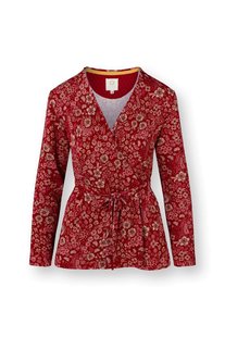 Pip Studio Teagan Vest Lange Mouw Daisy Dreams Rood L