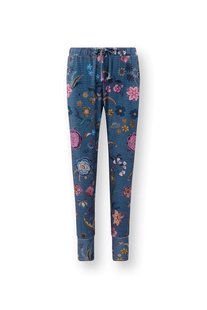 Pip Studio Bobien Lange Broek Coco Flower Blauw XS