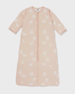 HEMA Slaapzak met afneembare mouwen katoen 3.0tog ganzen roze (roze)