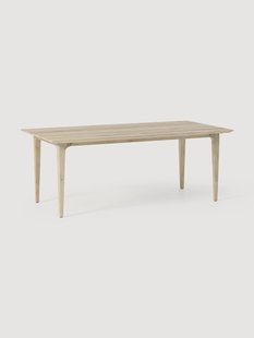 Eettafel Archie van eikenhout, in verschillende formaten