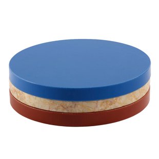 Valerie Objects Three Circles Snijplank Blue/Pink/Brown