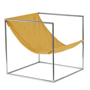 Valerie Objects Solo Seat Fauteuil Chroom Yellow