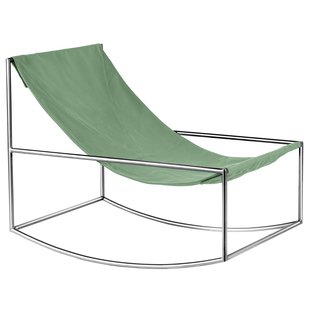 Valerie Objects Rocking Chair Schommelstoel Chroom Green