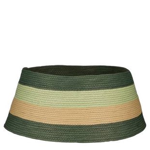 House of Seasons Kerstboomrok - H26 x Ø58 cm - Papier - Groen