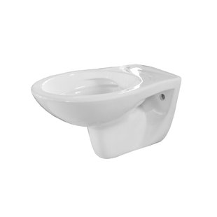 Wandcloset Wiesbaden Neptunus 2.0 Rimless Glans Wit