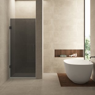 Nisdeur Wiesbaden Less 90x200 cm 8 mm Nano Rookglas Gunmetal