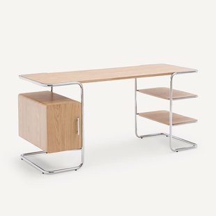 Bureau met buizenstructuur en eikenfineer, Emlyn