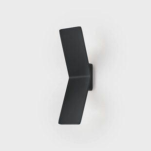 Knapstein LED wandlamp Ada, zwart, aluminium, 2-lamps