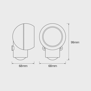 OSRAM LED wandlamp SPYLUX, wit, sensor, batterij, mobiel