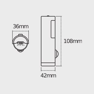 OSRAM nachtlampje NIGHTLUX TORCH, wit, sensor, batterij IP54
