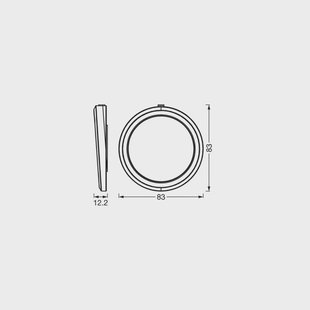 OSRAM SMART+ WiFi UNDERCABINET ROUND, wit, Ø 8 cm, set van 3