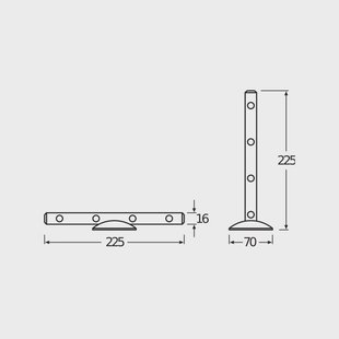 OSRAM LED-wandlamp LEDSTIXX, zilver, metaal, batterij