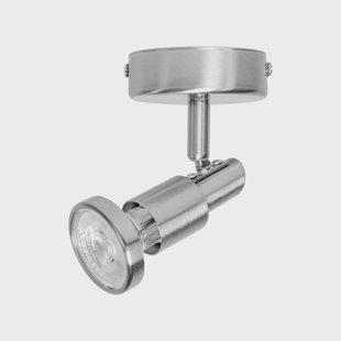 OSRAM plafondspot, zilver, metaal 1-lamp. GU10-LED 2.700 K
