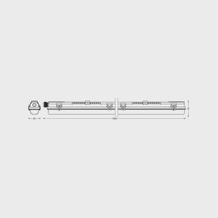 OSRAM vochtbestendige lamp SUBMARINE PCR 159 cm 1x G13 T8 LED IP65