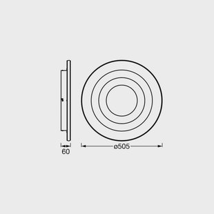 OSRAM LED plafondlamp ORBIS SPIRAL LOOP 51 cm wit Sidelight