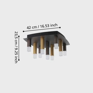 EGLO Stars Of Light LED plafondlamp Estanterios, 9-lamps