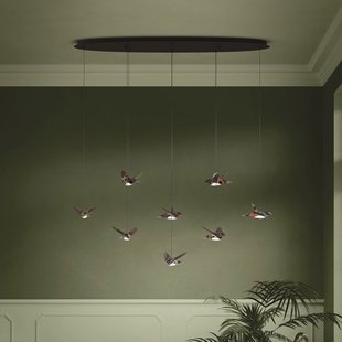 EGLO Stars Of Light LED hanglamp Paratebueno zwart 8-lamps