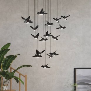 EGLO Stars Of Light LED-pendel Paratebueno zwart rond 17fl