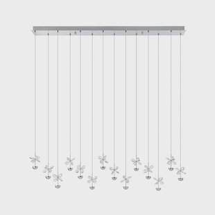 EGLO Stars Of Light LED hanglamp Pianopoli chroom, L. 140 cm