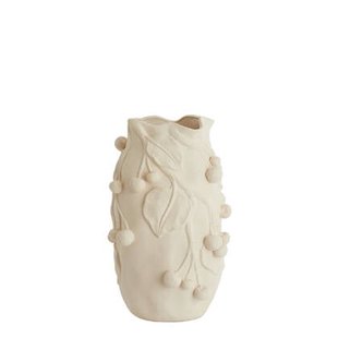 Light & Living - Vaas CHERRY - 20x19.5x30.5cm - Wit