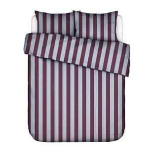 Essenza Minte Stripe Dekbedovertrek 240 x 220|220 cm - Mauve|Blue