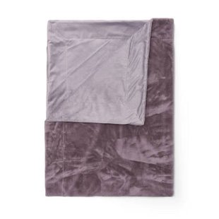 Essenza Furry Plaid 150x200 cm - Pale Purple