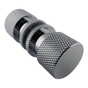 BRAUER Handgreep enkelpunts model B Carving tbv glazen deuren chroom