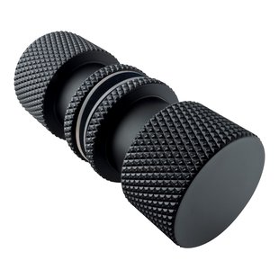 BRAUER Handgreep enkelpunts model B Carving tbv glazen deuren mat zwart