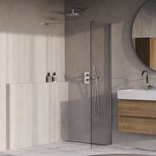 BRAUER Oblivion inloopdouche helder glas 50x200 incl. glascoating chroom