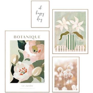 Reinders - Gevoel van Groen - Wanddecoratieset in verschillende formaten 50x70 cm - Groen