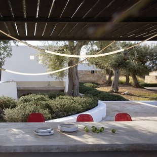 Karman Leda LED hanglamp IP65 1-lamp brons