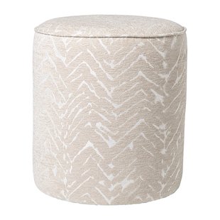 Poef animal - beige - ø35x38 cm