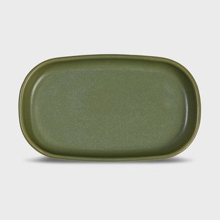 Byon Porto serveerschotel 18x30 cm Groen