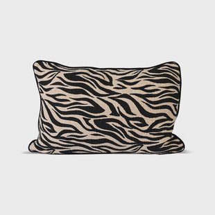 Byon Anima kussen L 40x60 cm Zebra-zwart