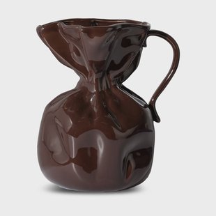 Byon Crumple vaas Bruin