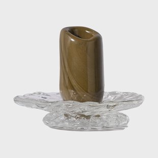 Byon Lara kandelaar XS 9 cm Groen-transparant