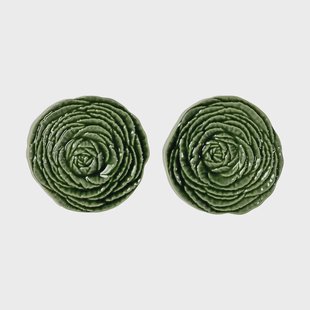 Byon Veggie glasonderzetter Ø10 cm 2-pack Groen