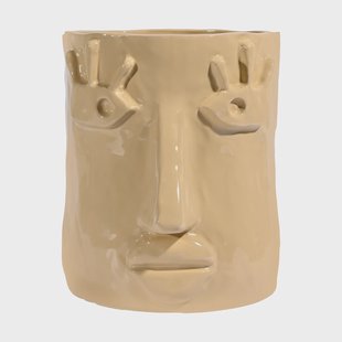 Byon Facy pot L 24x19x22 cm Beige