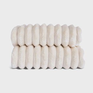 Sagaform Esther fleeceplaid Beenwit