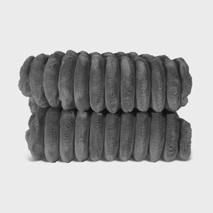 Sagaform Esther fleeceplaid Grijs