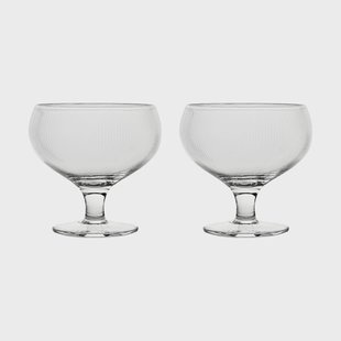 Sagaform Sagaform Blanka champagnecoupe 30 cl 2-pack Helder