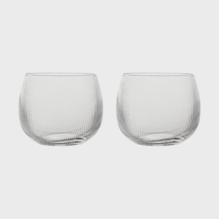 Sagaform Sagaform Blanka waterglas 28 cl 2-pack Helder
