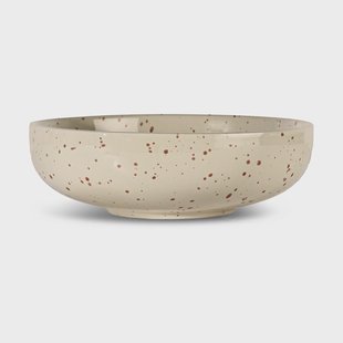 Sagaform Ditte serveerschaal Beige-wijnrood