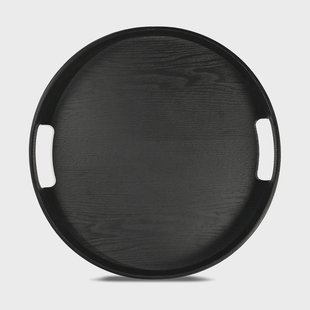 Sagaform Hanna dienblad rond Ø35 cm Zwart