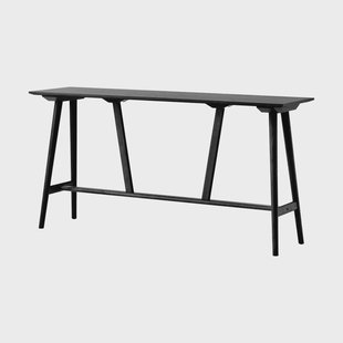 &Tradition In Between SK25 Counter Table bartafel 190x50x95 cm Zwart gelakt eikenhout