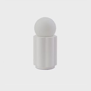 Nielson tafellamp hoogte kap 8,5 cm wit gips Lindby - Woonkamer - Modern - Gips / Klei - 1 lamp