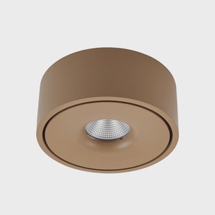 Rotari LED plafondlamp bruin Ø 12 cm up en down Arcchio - Gang / Hal - Modern - Aluminium - Rond
