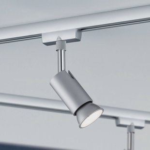 Paulmann URail-rails spot Pure I, mat chroom, GU10, metaal