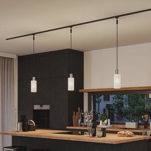 Paulmann URail-lampenkap Raja 2Easy, opaal, Ø 10 cm