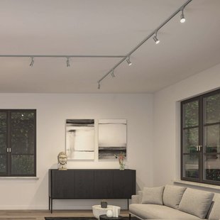 Paulmann URail-rails spot Runa,  mat chroom, GU10